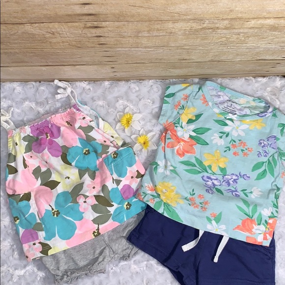 Carter's Other - Carter’s Baby Girl Shirts & Shorts Bundle Size 3 M